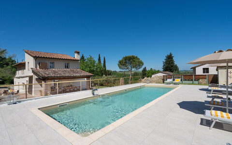 Villa Noemi: Water, Sky, Property, Building, Swimming Pool, Azure, Plant, Window, Tree, Leisure