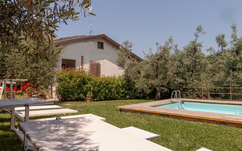 Residenza la Casuccia: Swimming Pool, Home, Backyard, Estate, Garden, Outdoor Furniture, Resort, Farmhouse, Hacienda, Yard