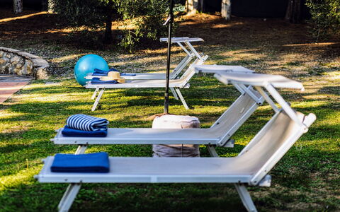 Villa Staggia: Outdoor Furniture, Furniture, Sunlounger, Leisure, Chair, Shade, Chaise Longue, Garden