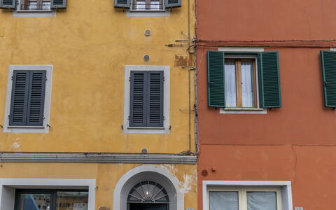 Il Borgo Apartment: Window, Building, Door, Neighbourhood, Wall, Material Property, Residential Area, Facade, Urban Design