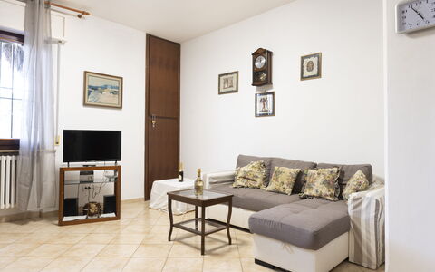 Casa Della Selce: Picture Frame, Property, Couch, Furniture, Interior Design, Lighting, Curtain, Wood, Living Room, Floor