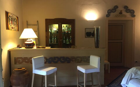 Villa Fulvia: Picture Frame, Furniture, Property, Table, Comfort, Wood, Lighting, Building, Interior Design, Architecture