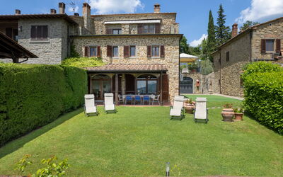 Villa Olivi - Subbiano, Toscana, Pool And Nature