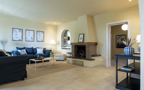 Villa Zara: Property, Picture Frame, Couch, Living Room, Floor, Houseplant, Flooring, Table, Real Estate, Wood