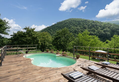Locanda Di Alberi Without Kitchen: Cloud, Water, Sky, Water Resources, Property, Swimming Pool, Mountain, Body Of Water, Tree, Natural Landscape
