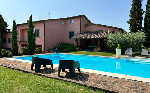 Villa Carsuga: Plant, Sky, Property, Water, Building, Azure, Tree, Shade, Outdoor Furniture, Swimming Pool