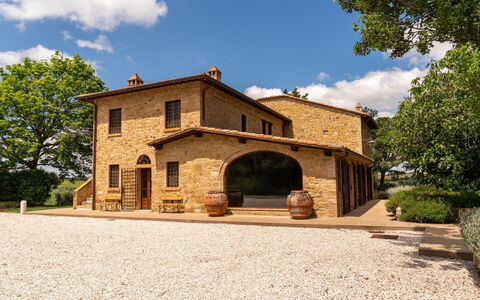 Villa Bartolomeo: Cloud, Plant, Sky, Building, Window, Tree, Door, House, Road Surface, Tints And Shades