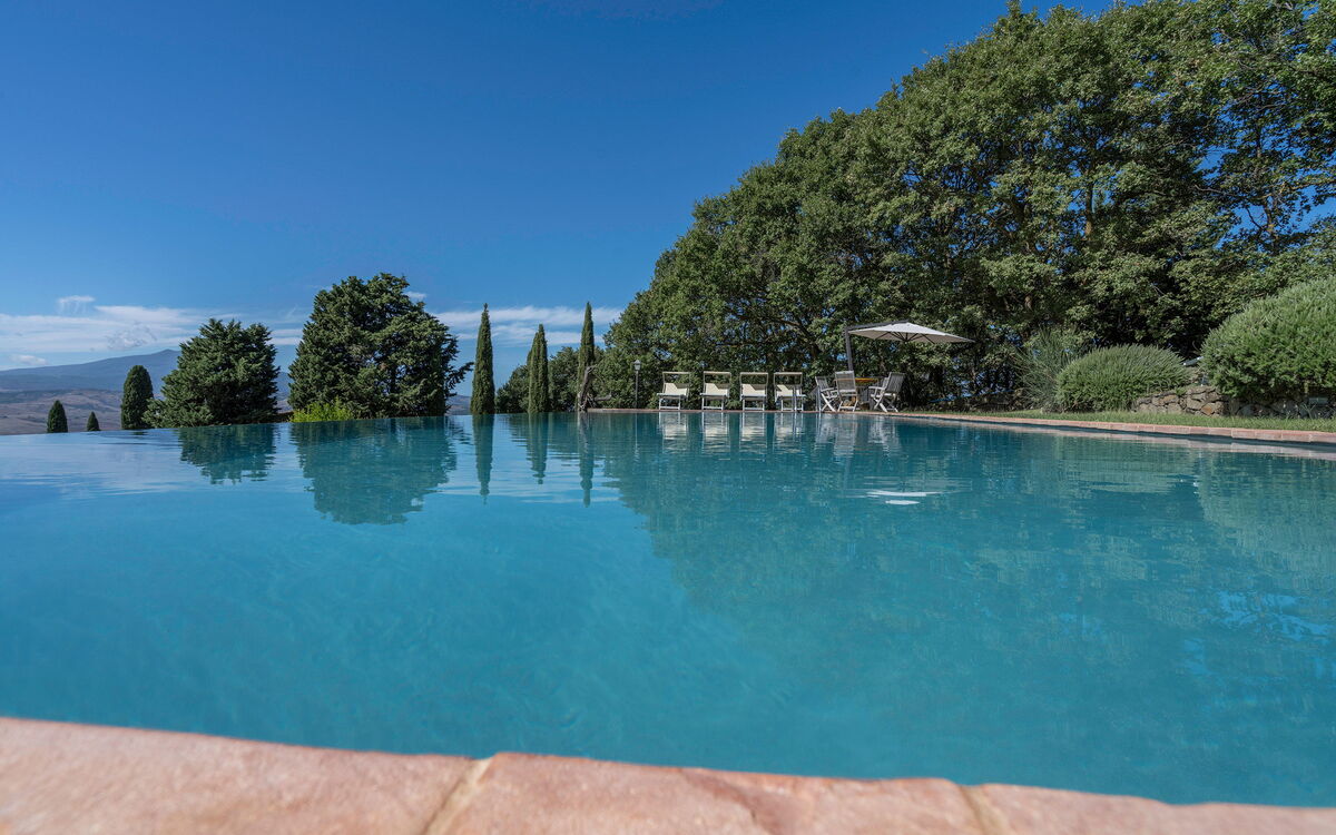 Orcia Panoramic View With Pool