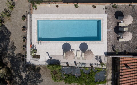 Anilde, Holiday Home with Pool, Wifi, Tuscany: Plant, Window, Building, Water, Azure, Rectangle, Urban Design, Facade, Art, Shade