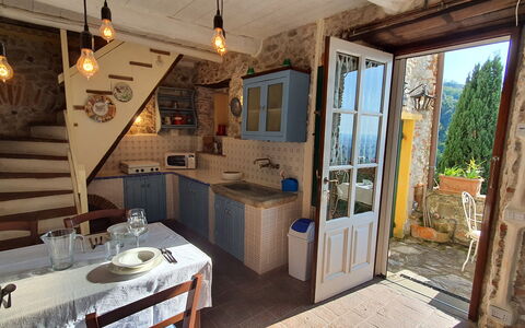 Borgo Bucatra Tramonto: Property, Plant, Table, Wood, Lighting, Interior Design, Window, Floor, Chair, Living Room