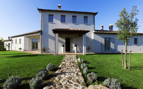 Villa Sant'andrea: Sky, Plant, Property, Building, Window, Nature, Land Lot, House, Cottage, Tree