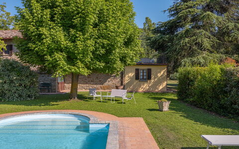 Villa Marconi: Plant, Water, Property, Furniture, Building, Sky, Tree, Outdoor Furniture, Land Lot, Grass