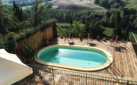 Casa Le Crete: Water, Water Resources, Property, Swimming Pool, Tree, Plant, Azure, Building, Body Of Water