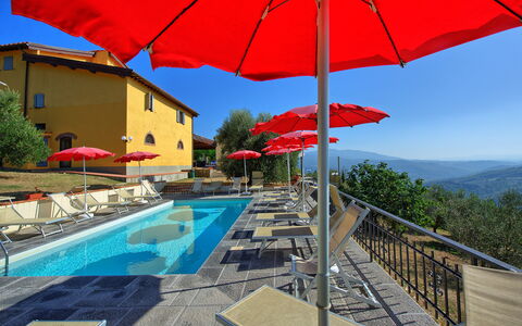 Casalta: Water, Plant, Property, Umbrella, Building, Sky, Light, Azure, Swimming Pool, Shade