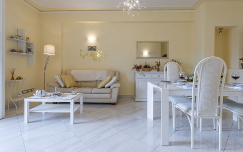 Leandro's House Near Thermal Baths: Table, Furniture, Property, Couch, Building, Chair, Lighting, Comfort, Interior Design, Floor