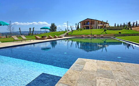 Villa Campana: Water, Sky, Cloud, Plant, Building, Swimming Pool, Tree, Architecture, House, Grass