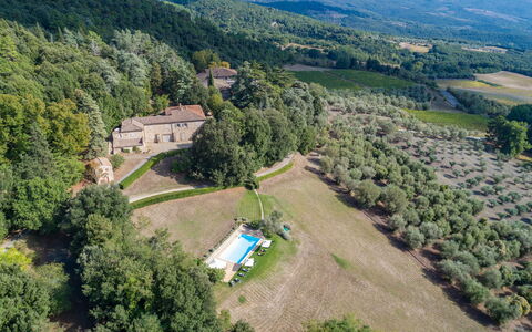 Villa D'elsa: Plant, Building, Natural Landscape, Tree, Land Lot, Landscape, Grassland, Plain, Rural Area, Slope