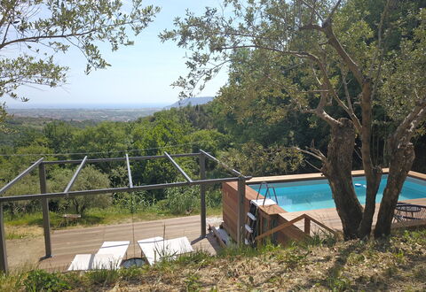 Villa Di Confine: Plant, Sky, Plant Community, Tree, Shade, Vegetation, Swimming Pool, Land Lot, Grass, Leisure