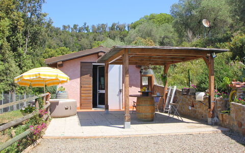 La Casetta: Plant, Sky, Wood, Shade, Tree, Door, Cottage, Biome, Leisure, Landscape