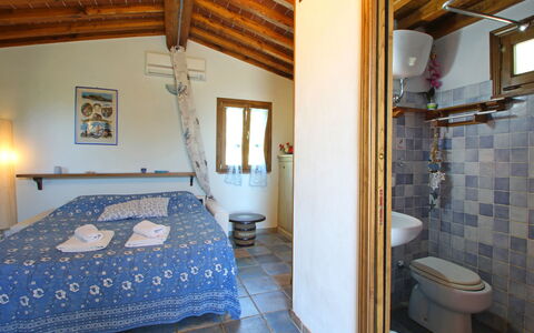 La Casetta: Property, Furniture, Building, Lighting, Architecture, Sink, Plumbing Fixture, Floor, Bathroom, Wood