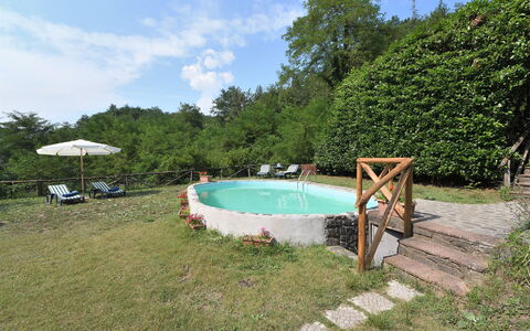 Casa Antelminelli: Water, Cloud, Plant, Sky, Swimming Pool, Shade, Tree, Outdoor Furniture, Leisure, Natural Landscape