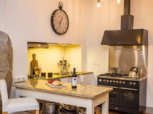 Dining room and kitchen