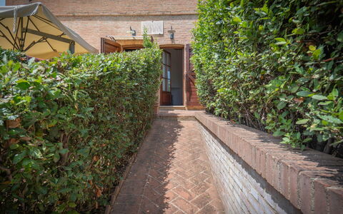 Torri 15 Holiday Home: Plant, Property, Window, Building, Land Lot, Road Surface, Wall, Grass, Brick, Real Estate