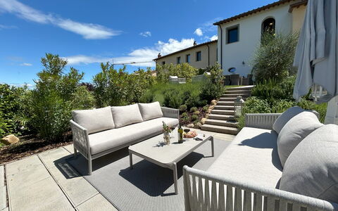 Ciliegino Spereto Apartment, Pool And Relax , Mont: Furniture, Outdoor Furniture, Table, Home, Chair, Outdoor Table, Patio, Garden, Estate