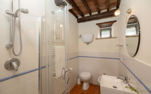Villa Delle Rose: Plumbing Fixture, Property, Mirror, Sink, Tap, Bathroom, Shower Head, Bathroom Sink, Building