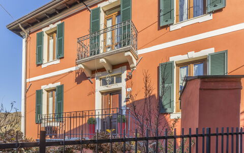 Orazio Liberty House,Lunigiana, Nature: Window, Building, Property, Plant, Fence, Sky, Wood, Neighbourhood, Wall