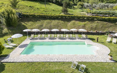 Marcigliana Cottage, Pool, Radicondoli: Outdoor Furniture, Swimming Pool, Lawn, Resort, Garden, Eco Hotel, Outdoor Table, Sunlounger, Hotel, Landscaping
