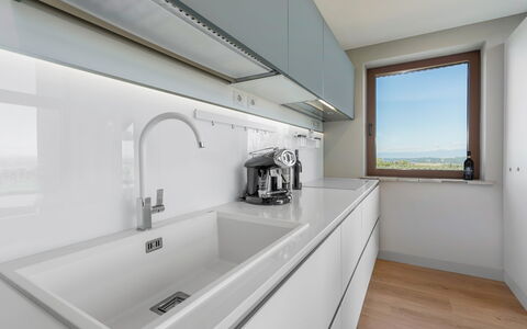 Melaiolo Modern Apartment With Pool, Montaione, To: Property, Tap, Bathroom Cabinet, Plumbing Fixture, Cabinetry, Sink, Building, Window, Bathroom, Floor