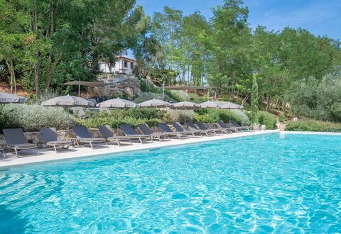 Melaiolo Modern Apartment With Pool, Montaione, To: Water, Plant, Water Resources, Property, Sky, Nature, Azure, Swimming Pool, Tree, Natural Landscape