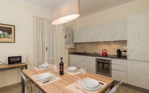 Casa Maria: Furniture, Interior Design, Flooring, Wood, Countertop, Floor, Kitchen, Room, Ceiling, Kitchen Appliance