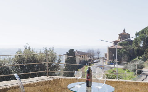 Casa Maria: Furniture, Chair, Outdoor Furniture, Outdoor Table, Shade, Coffee Table, Balcony, Kitchen & Dining Room Table, Restaurant, Patio