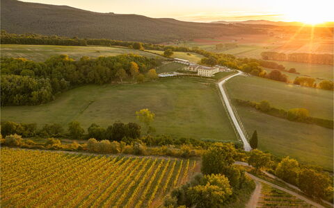 La Capanna, Borgo Campassini, Monteriggioni: Landscape, Natural Landscape, Plain, Highland, Grassland, Ecoregion, Land Lot, Plantation, Rural Area, Field