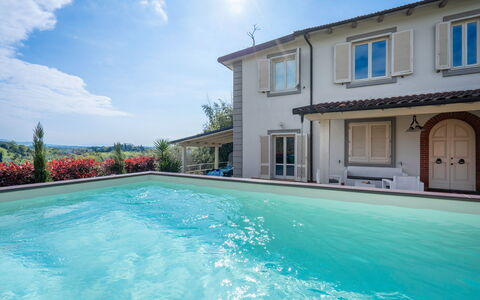 Borgo House In Florentine Hills With Pool: Swimming Pool, Home, Resort, Estate, Hacienda, Villa, Thermae, Water Feature, Balcony, Eco Hotel