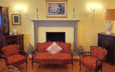 La Palazzina: Furniture, Interior Design, Flooring, Wood, Living Room, Floor, Couch, Lighting, Brown, Room