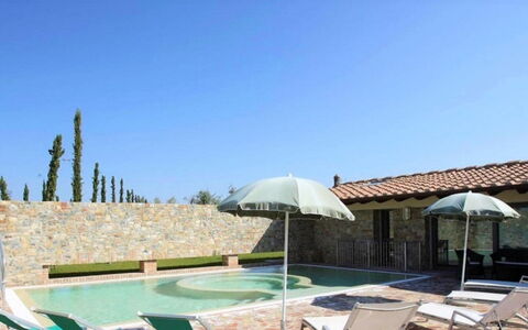 Villa la Tabaccaia: Swimming Pool, Architecture, Composite Material, Resort, Outdoor Furniture, Estate, Shade, Hacienda, Eco Hotel, Villa