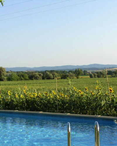 Casalunga: Blue, Swimming Pool, Shade, Outdoor Furniture, Landscaping, Reflection, Eco Hotel, Water Feature, Backyard