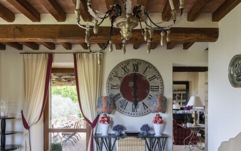 Villa Torre: Wood, Furniture, Interior Design, Home, Chair, Living Room, Picture Frame, Wood Stain, Hardwood, Farmhouse