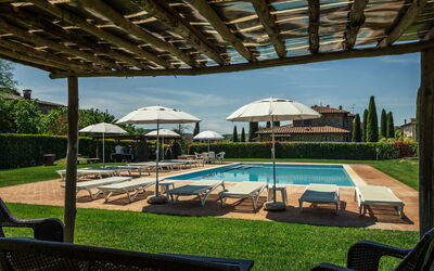 Il Roseto: Swimming Pool, Resort, Outdoor Furniture, Garden, Hacienda, Estate, Lawn, Sunlounger, Villa, Yard