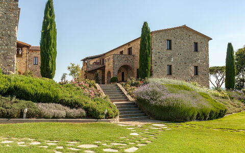 Torre Antica: Garden, Landscaping, Courtyard, Villa, Hacienda, Botanical Garden, Walkway, Hedge, Farmhouse