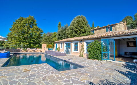 Villa Sagrantino: Blue, Swimming Pool, Shade, Outdoor Furniture, Estate, Landscaping, Resort, Water Feature, Villa, Eco Hotel