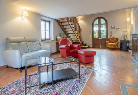 Casa Michela Casalguidi, Garden, Wifi: Interior Design, Flooring, Furniture, Ceiling, Floor, Room, Couch, Lighting, Living Room, Home