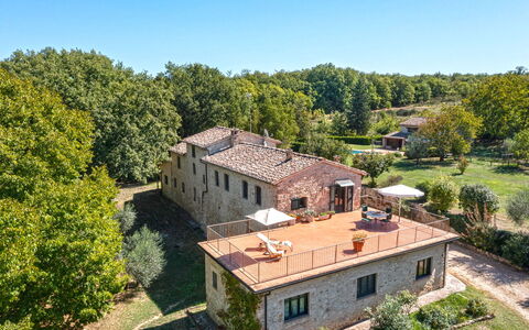 Casale del Timignano, Private Villa with Huge Gard: Building, House, Architecture, Estate, Home, Rural Area, Human Settlement, Cottage, Farmhouse, Mansion