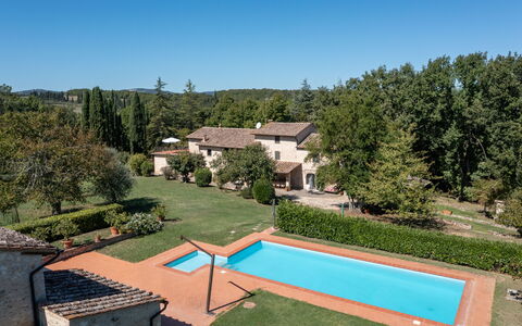 Casale del Timignano, Private Villa with Huge Gard: House, Home, Human Settlement, Estate, Hacienda, Farmhouse, Villa, Mansion, Landscaping, Swimming Pool