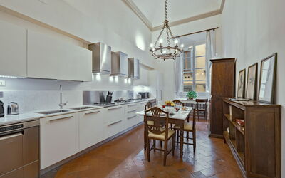 Elegant Suite: Florence Apartment with View on Med