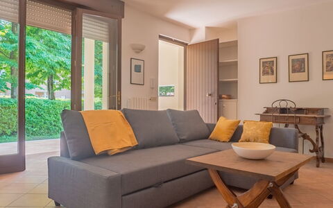 Casa Carla: Furniture, Interior Design, Flooring, Couch, Floor, Wood, Table, Room, Living Room, Wood Flooring