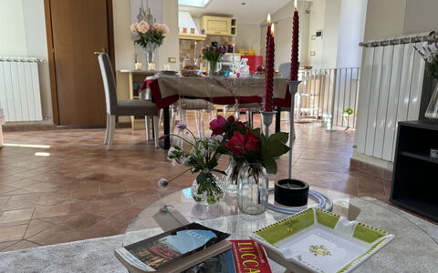 Anna: Furniture, Interior Design, Flooring, Wood, Floor, Table, Lighting, Chair, Room, Dining Room